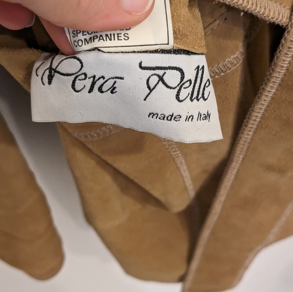 INCREDIBLE PERA PELLE Reversible ITALIAN Leather/Suede Jacket- L - Picture 12 of 12